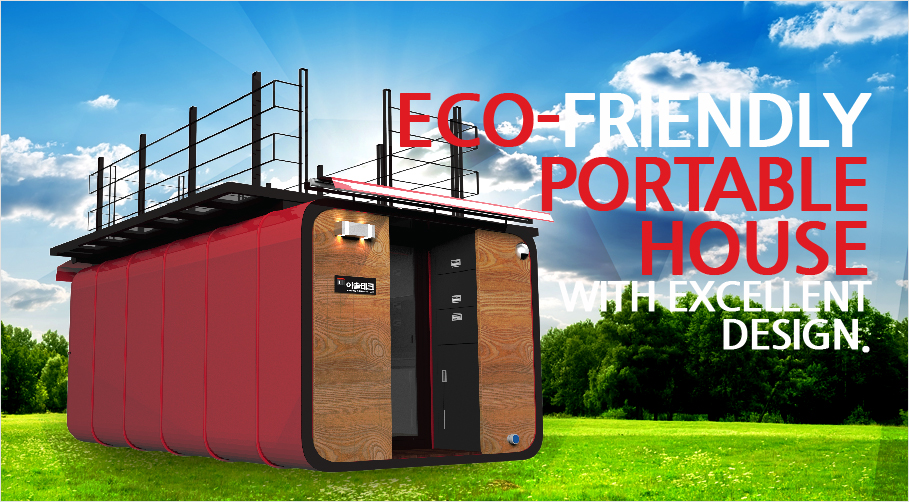 Eco-Friendly Portable House with Excellent Design.