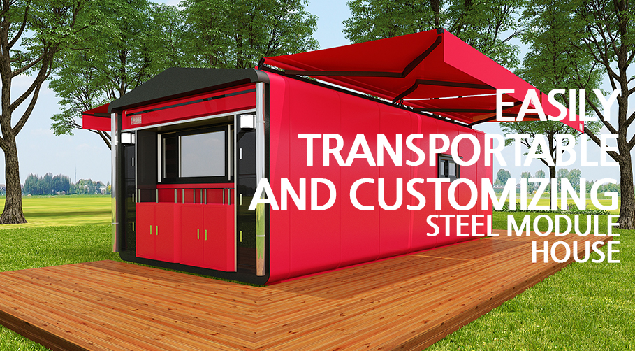 Easily Transportable and Customizing Steel Module House.